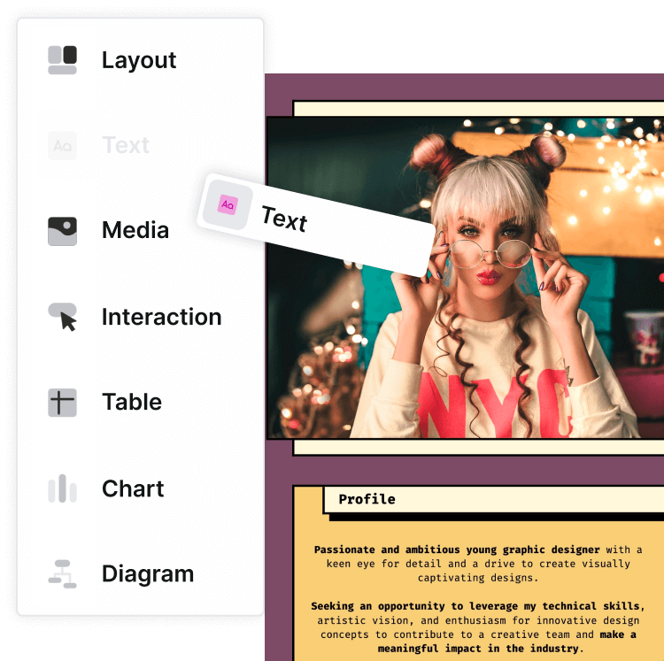 Drag and drop all your contents with Editapp.io
